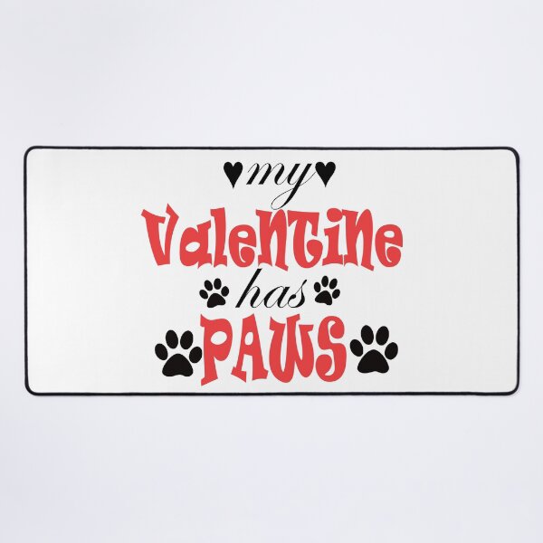 Item preview, My Valentine Has Paws Shirt | Pet Lover Valentines Day Shirt, My Dog Is My Valentine, My Cat Is My Valentine, Dog Mom Shirt, Cat Mom Shirt designed and sold by Anoirshop ⭐⭐⭐⭐⭐.