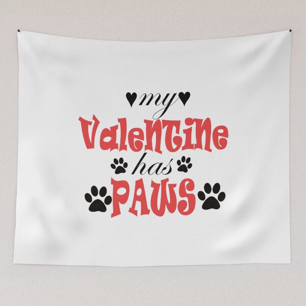 Item preview, My Valentine Has Paws Shirt | Pet Lover Valentines Day Shirt, My Dog Is My Valentine, My Cat Is My Valentine, Dog Mom Shirt, Cat Mom Shirt  designed and sold by Anoirshop ⭐⭐⭐⭐⭐.