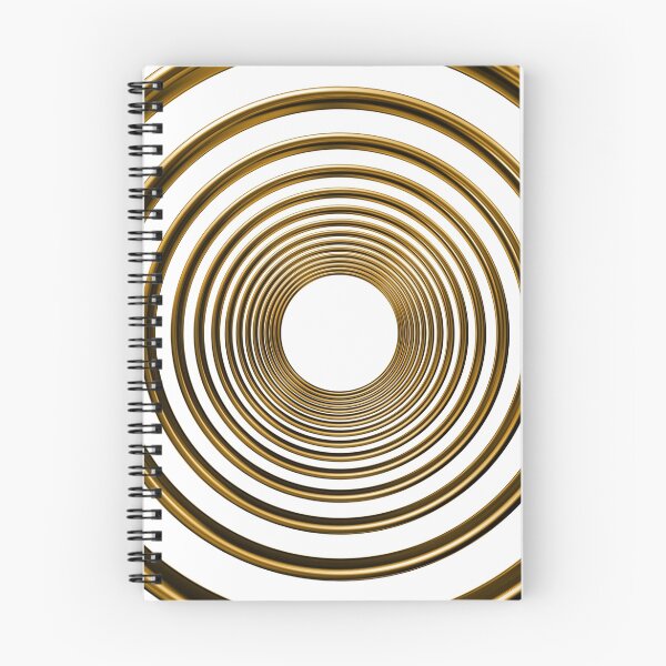 Item preview, abstract futuristic circle gold pattern designed and sold by Liffy En.