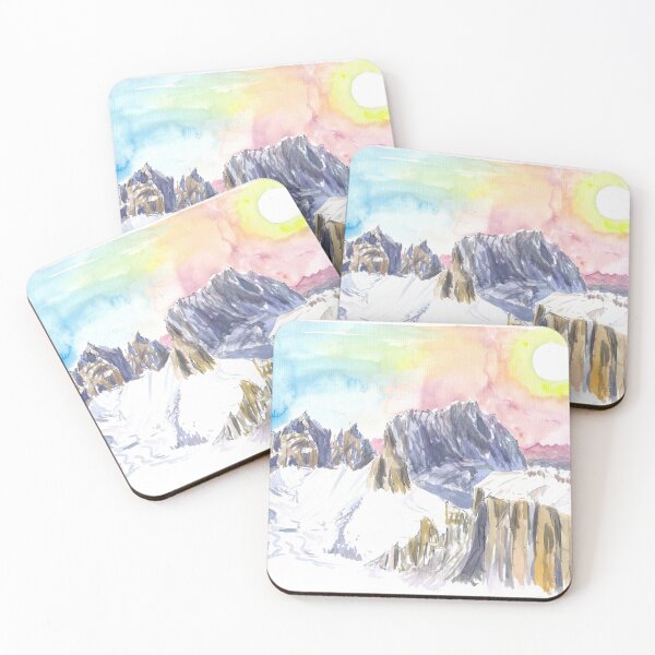 Item preview, Dolomites Mountain Ridge with Winter Snow and Langkofel Sassolungo in South Tyrol, Italy designed and sold by artshop77.