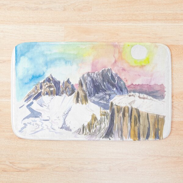 Item preview, Dolomites Mountain Ridge with Winter Snow and Langkofel Sassolungo in South Tyrol, Italy designed and sold by artshop77.