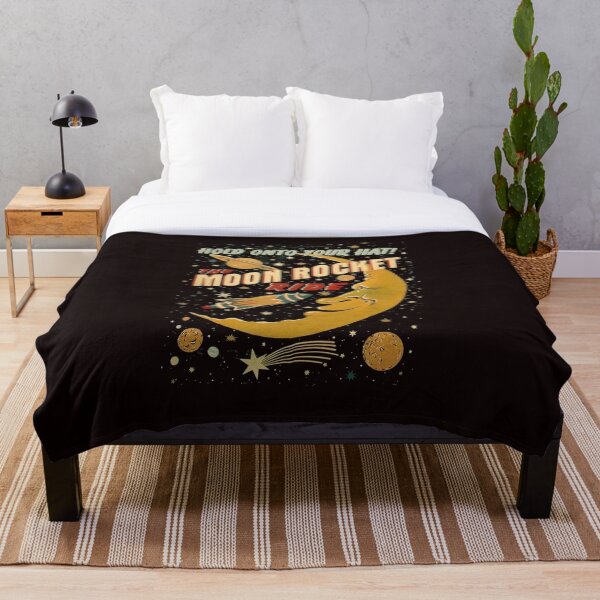 Item preview, Vintage Retro Moon Rocket Ride designed and sold by K1Store.