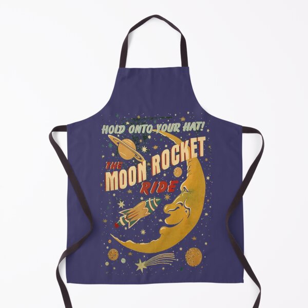 Item preview, Vintage Retro Moon Rocket Ride designed and sold by K1Store.