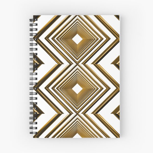Item preview, abstract futuristic square gold pattern designed and sold by Liffy En.