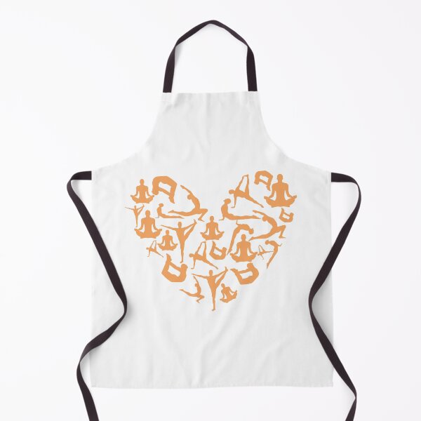 Item preview, Sandy Brown Yoga Heart designed and sold by medbdj.