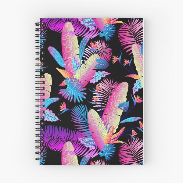 Item preview, Pink neon tropical leaves of palm designed and sold by IrinaVaneeva.