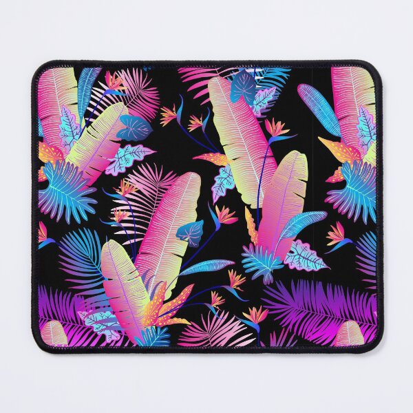 Item preview, Pink neon tropical leaves of palm designed and sold by IrinaVaneeva.