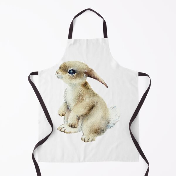 Item preview, rabbit-watercolor portrait animals designed and sold by Hartics.