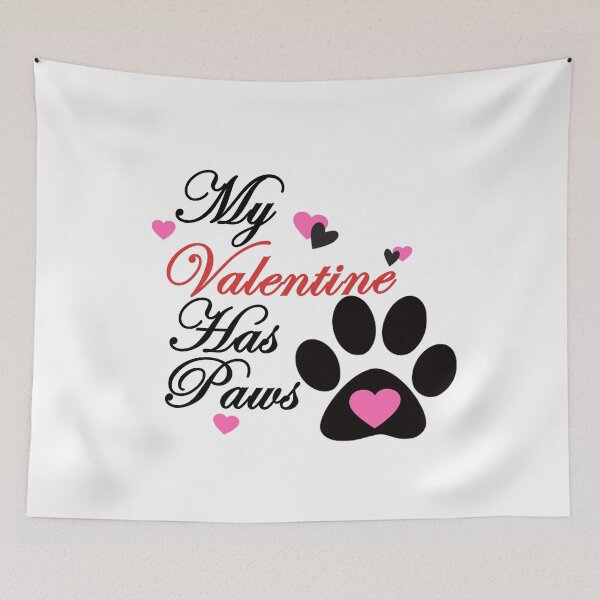 Item preview,  My Valentine Has Paws Shirt | Pet Lover Valentines Day Shirt, My Dog Is My Valentine, My Cat Is My Valentine, Dog Mom Shirt, Cat Mom Shirt  designed and sold by Anoirshop ⭐⭐⭐⭐⭐.