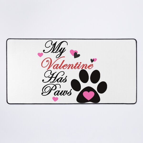 Item preview, My Valentine Has Paws Shirt | Pet Lover Valentines Day Shirt, My Dog Is My Valentine, My Cat Is My Valentine, Dog Mom Shirt, Cat Mom Shirt designed and sold by Anoirshop ⭐⭐⭐⭐⭐.