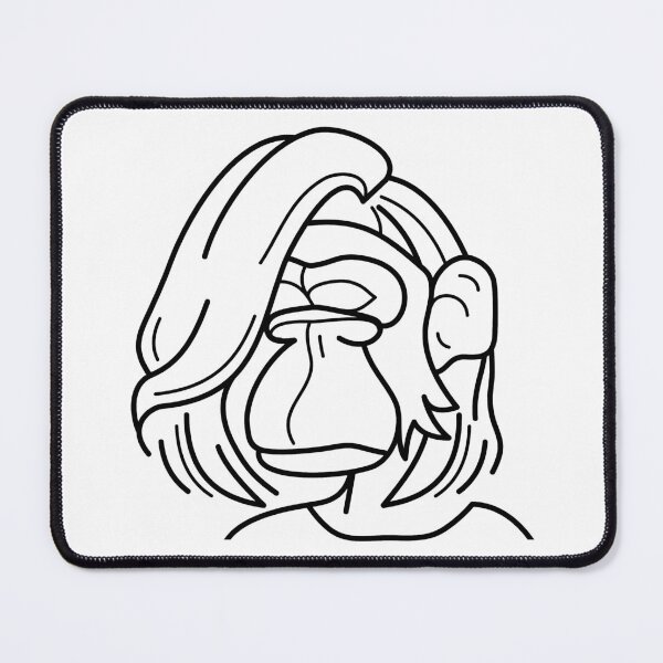 Item preview, Bored Nft Ape With Nice Hair Style For Cryptopunks Lover - Nft Ape designed and sold by lodarohit.