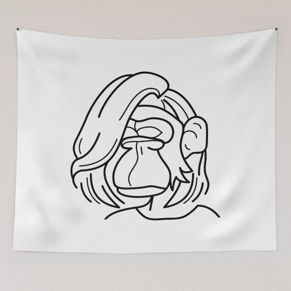 Item preview, Bored Nft Ape With Nice Hair Style For Cryptopunks Lover - Nft Ape designed and sold by lodarohit.