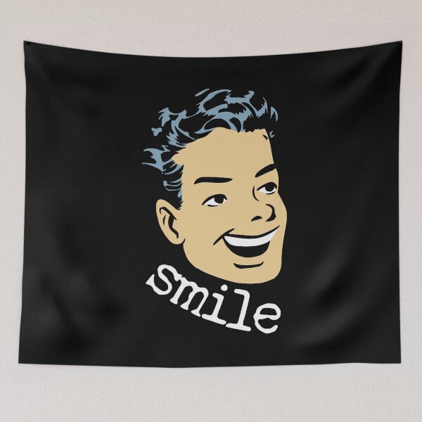 Item preview, Smile Vintage Comic Cartoon Face with Curly Hair designed and sold by mike-gray.