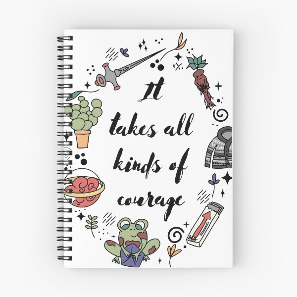 Item preview, Neville Longbottom Quote, It Takes All Kinds of Courage designed and sold by tweestitch.