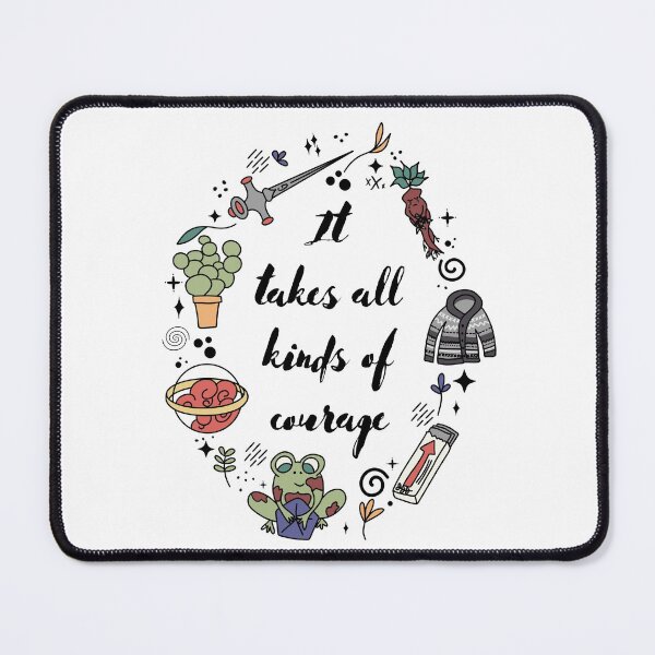 Item preview, Neville Longbottom Quote, It Takes All Kinds of Courage designed and sold by tweestitch.