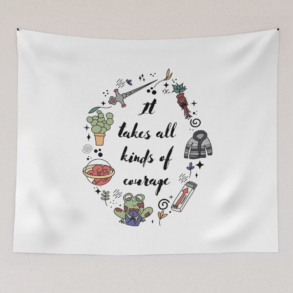 Item preview, Neville Longbottom Quote, It Takes All Kinds of Courage designed and sold by tweestitch.
