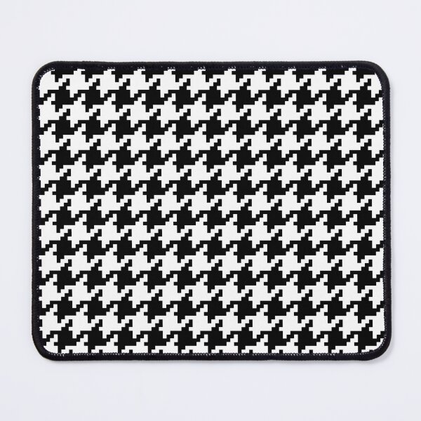 Item preview, Houndstooth abstract geometric pattern, black broken checks  designed and sold by iclipart.