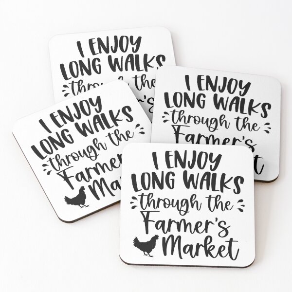 Item preview, I Enjoy Long Walks Through The Farmer's Market designed and sold by storyboxdesigns.