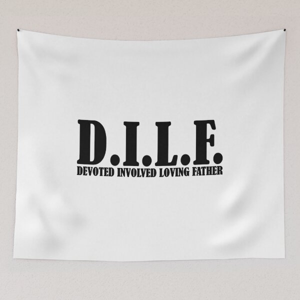Item preview, DILF Funny T-Shirt Funny Gift For Dad Funny Valentine's Day Gift designed and sold by MahGifts.