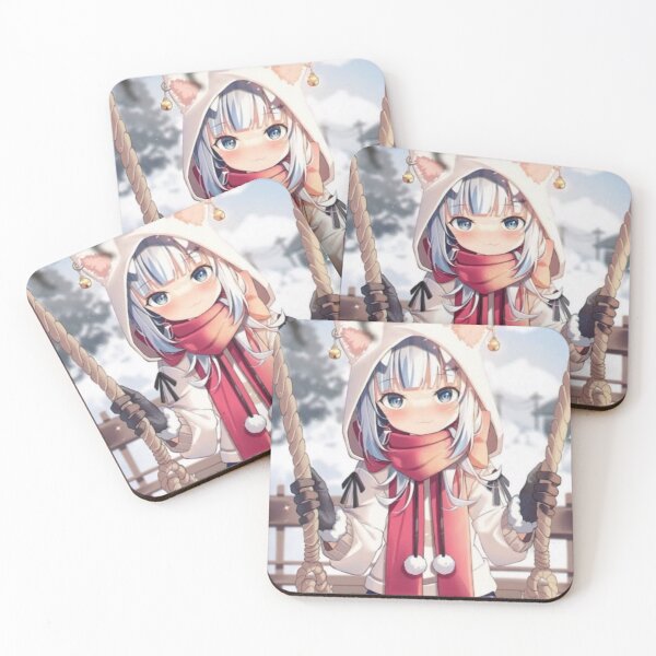 Item preview, Cute cat girl on a swing designed and sold by AszaAri.