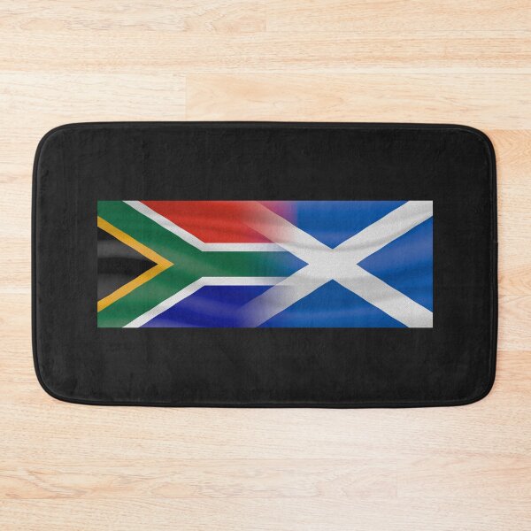 Item preview, South Africa Scotland expat flags blended (CLEAN) designed and sold by SolidEarthArt.