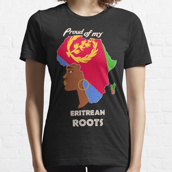 Proud Eritrean Roots Black History Month Women's  Essential T-Shirt