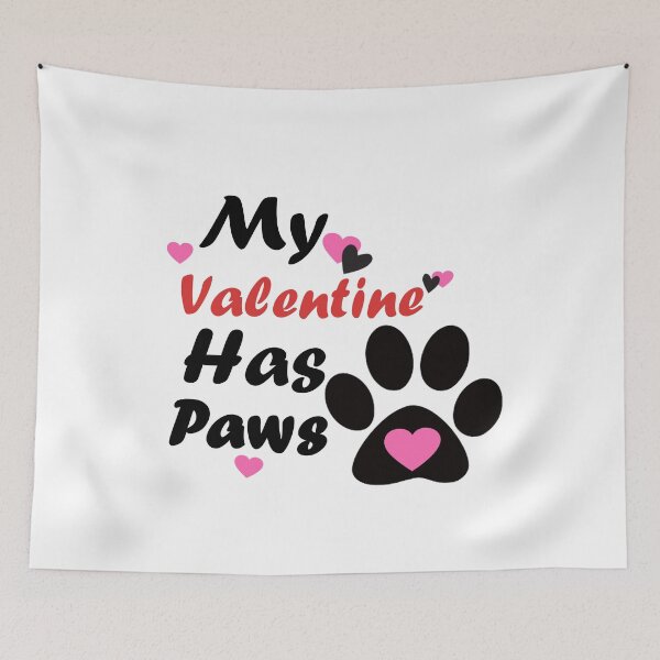 Item preview,  My Valentine Has Paws Shirt | Pet Lover Valentines Day Shirt, My Dog Is My Valentine, My Cat Is My Valentine, Dog Mom Shirt, Cat Mom Shirt  designed and sold by Anoirshop ⭐⭐⭐⭐⭐.