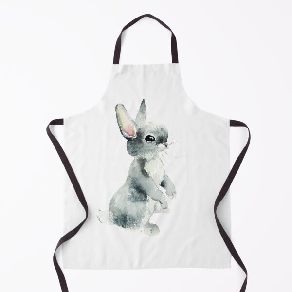 Item preview, rabbit-watercolor portrait animals designed and sold by Hartics.