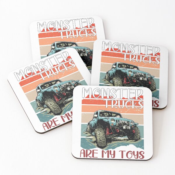 Item preview, Monster Trucks Are My Toys designed and sold by TINASTORESHOPE.