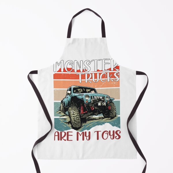 Item preview, Monster Trucks Are My Toys designed and sold by TINASTORESHOPE.