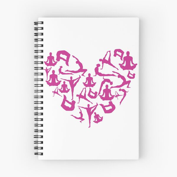Item preview, Violet Red Yoga Heart designed and sold by medbdj.