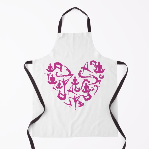 Item preview, Violet Red Yoga Heart designed and sold by medbdj.