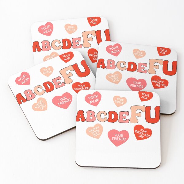 Item preview, ABCDEFU Except Your Dog Valentines Day  designed and sold by NesArt.