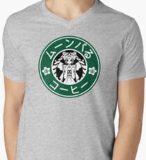 Moonbucks Coffee: Special Edition Men's V-Neck T-Shirt