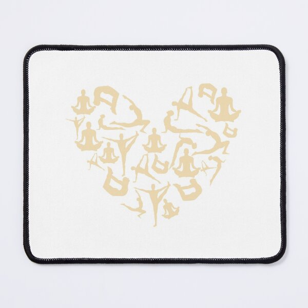 Item preview, Wheat Yoga Heart designed and sold by medbdj.