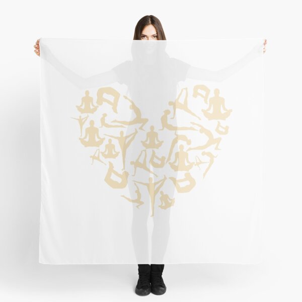 Item preview, Wheat Yoga Heart designed and sold by medbdj.