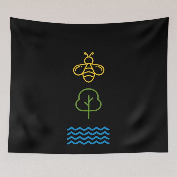 Item preview, Help more bees Plant more trees Clean the seas designed and sold by LiToDesignCo.