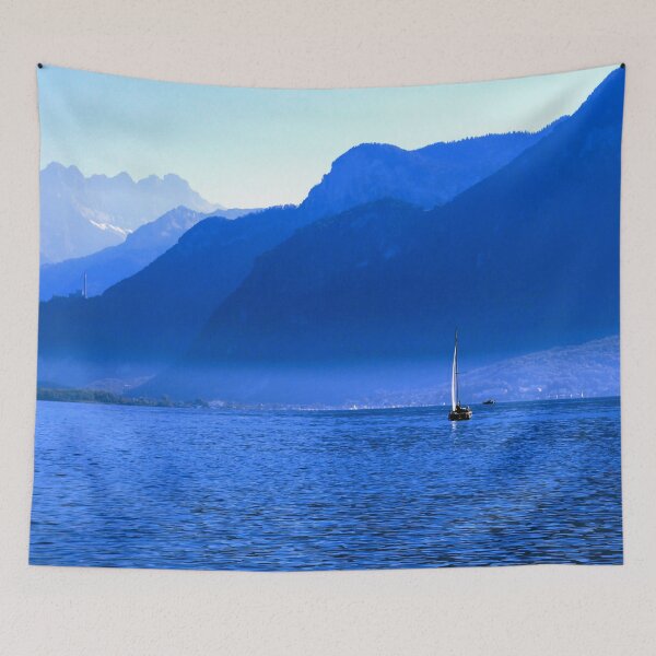 Item preview, Mountains Across Lake Geneva designed and sold by Jeremy Hayden.