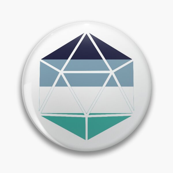 Item preview, Oriented Aroace Pride Flag D20 designed and sold by NovotnyDesigns.