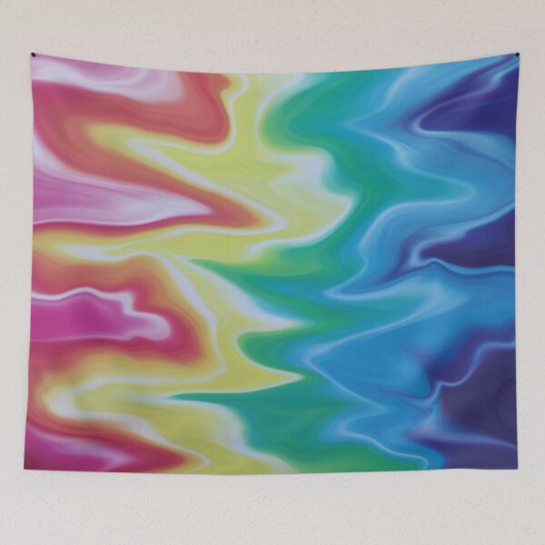 Item preview, Liquified Rainbow Tie Dye designed and sold by ThePurpleFrog.