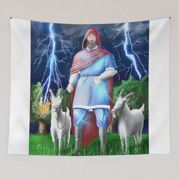 Item preview, Baltic god of thunder Perkūnas designed and sold by deividasj.