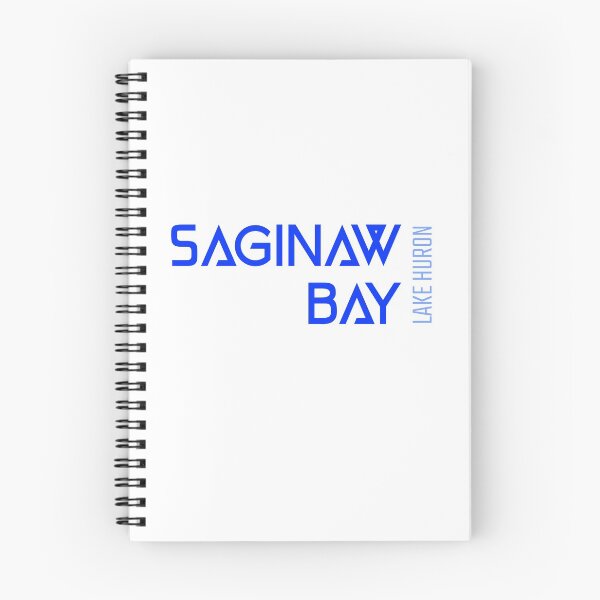 Item preview, Saginaw Bay Lake Huron Michigan Name Blue Lettering Design designed and sold by Eleven-K.