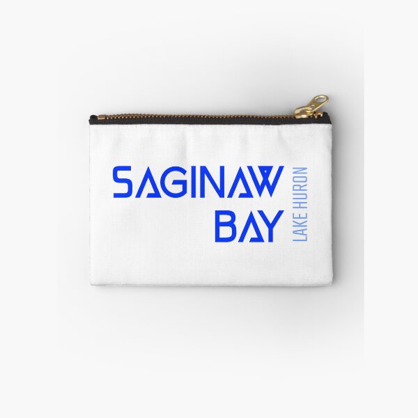 Item preview, Saginaw Bay Lake Huron Michigan Name Blue Lettering Design designed and sold by Eleven-K.
