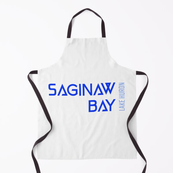 Item preview, Saginaw Bay Lake Huron Michigan Name Blue Lettering Design designed and sold by Eleven-K.
