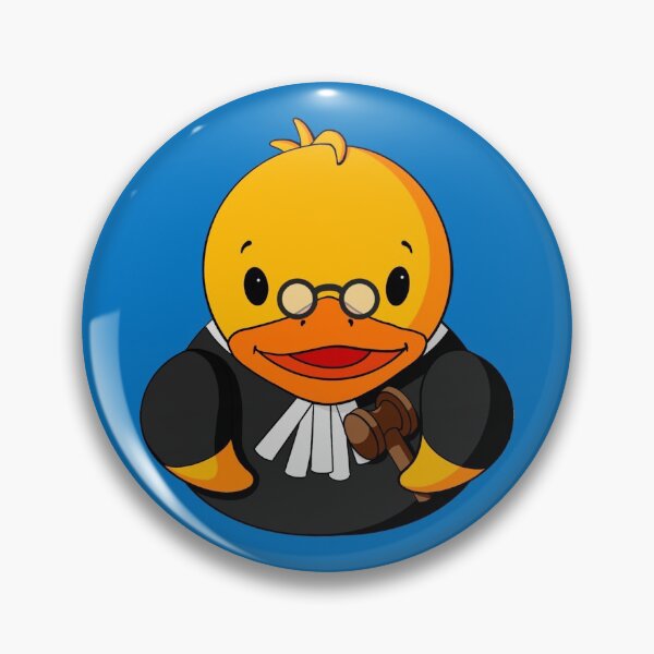 Item preview, Judge Rubber Duck designed and sold by Alisha Ober Designs.