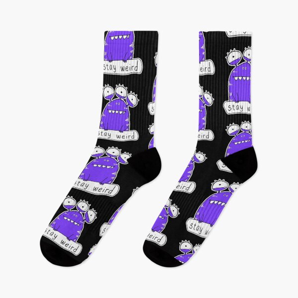 Item preview, Stay weird - be yourself - be confident - FUNNY alien monster friend of self-love PURPLE designed and sold by originalsusie.
