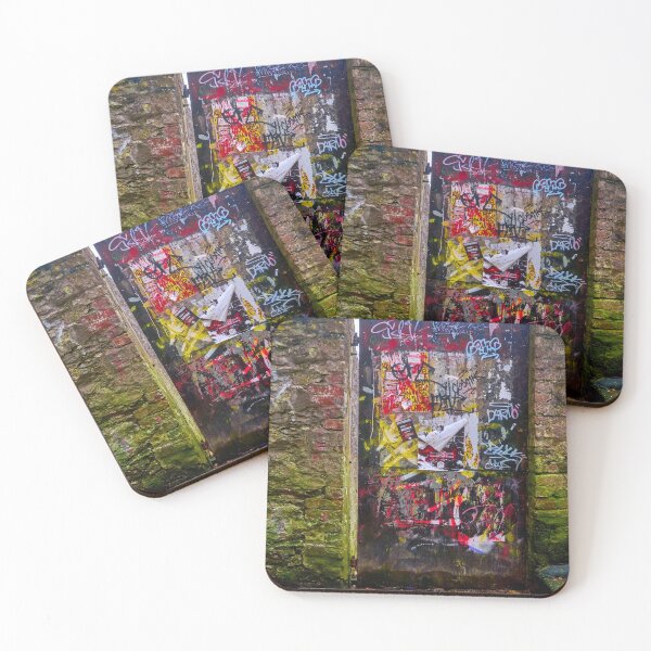 Item preview, Graffiti covered doorway, Falmouth designed and sold by MaclarenPhoto.