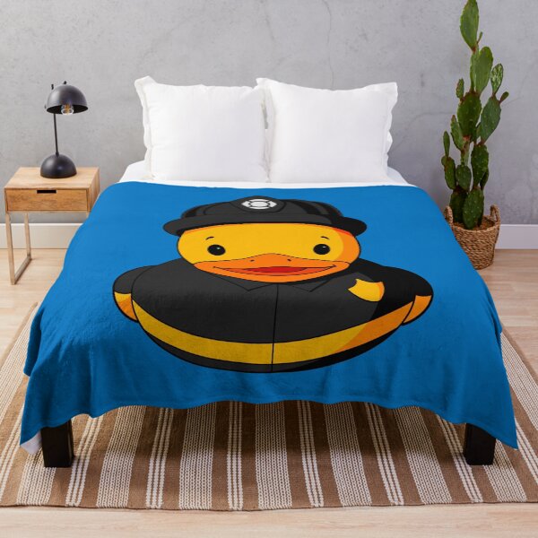 Item preview, pato de goma bombero designed and sold by Alisha Ober Designs.