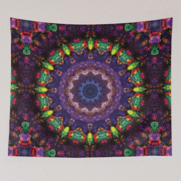 Item preview, 12-point mandala in vibrant colours designed and sold by effervescence.