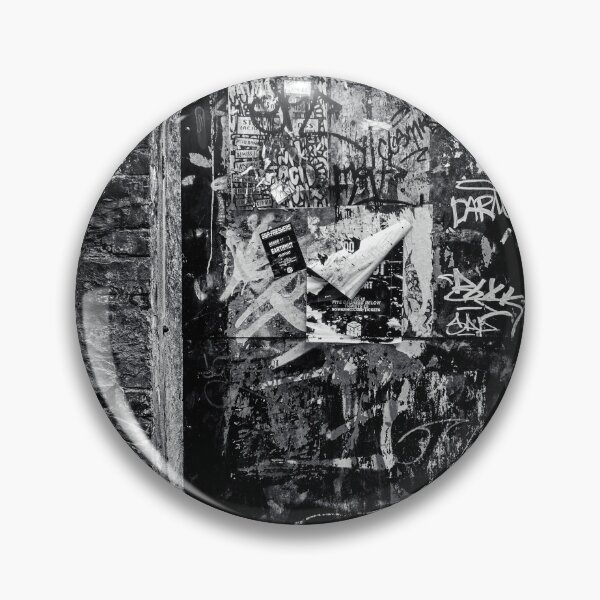 Item preview, Graffiti covered doorway, Falmouth, Black and White. designed and sold by MaclarenPhoto.